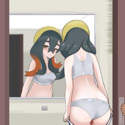 This is a pixiv picture whose title is 25−58 おっと、着替え中でしたか。.