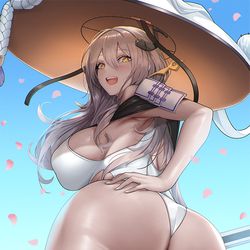 This is a pixiv picture whose title is Nikke: Scarlet.