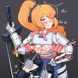 This is a pixiv picture whose title is 另一个发色的.