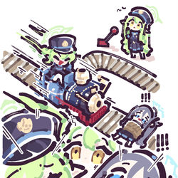 This is a pixiv picture whose title is 94🚎.
