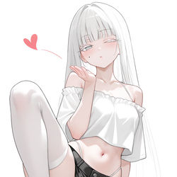 This is a pixiv picture whose title is 今汐.