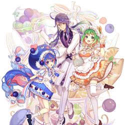 This is a pixiv picture whose title is Lively Paradise 2025.