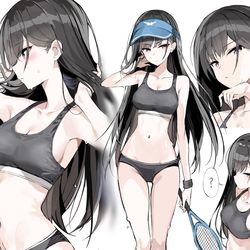 This is a pixiv picture whose title is 🎾.
