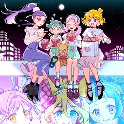This is a pixiv picture whose title is MAHO GIRLS🧹⭐.