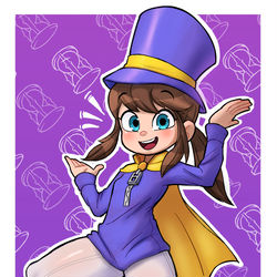 This is a pixiv picture whose title is Hat Kid.