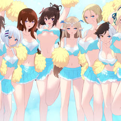 This is a pixiv picture whose title is April Girls.