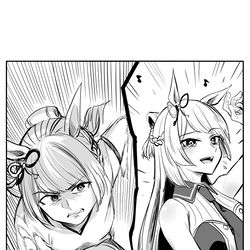 This is a pixiv picture whose title is ギャップマーチ.
