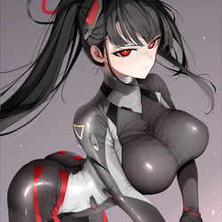This is a pixiv picture whose title is 戦闘スーツリオ会長.