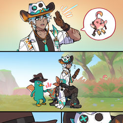 This is a pixiv picture whose title is イファxペリー.