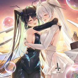 This is a pixiv picture whose title is Little Mermaid+Cinderella.