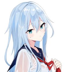This is a pixiv picture whose title is 濡れ透け響.