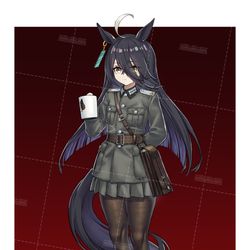This is a pixiv picture whose title is 曼城茶座.