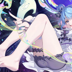 This is a pixiv picture whose title is 时之魔女.