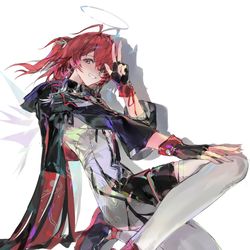 This is a pixiv picture whose title is 画一只阿能降临到我的罗德岛.