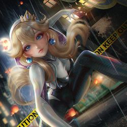 This is a pixiv picture whose title is Spider Peach.