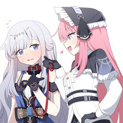 This is a pixiv picture whose title is 샬럿&아디나.