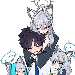 This is a pixiv picture whose title is シロコ❤先生.