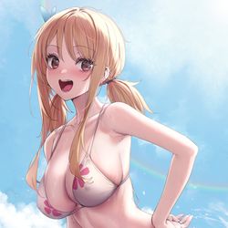This is a pixiv picture whose title is 《魔導少年》露西.