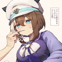 This is a pixiv picture whose title is ファンに絡まれるシュヴァち.