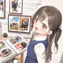 This is a pixiv picture whose title is 『絵師100人展 15』　私たちのおひさま.