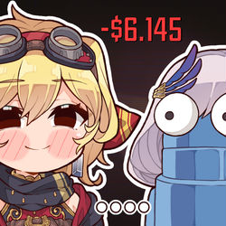 This is a pixiv picture whose title is 💰.