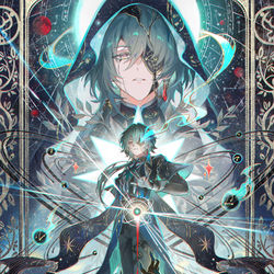 This is a pixiv picture whose title is The Scholar.