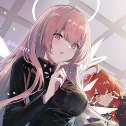 This is a pixiv picture whose title is レミュアン&エクシア.