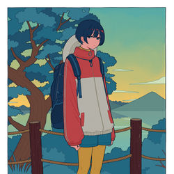 This is a pixiv picture whose title is 無題.