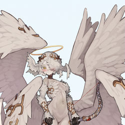 This is a pixiv picture whose title is 天使ちゃん.