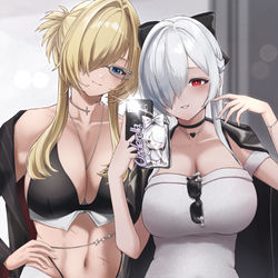 This is a pixiv picture whose title is シンデレラ&グレイブ🤍.