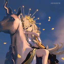 This is a pixiv picture whose title is 音律缪缪.