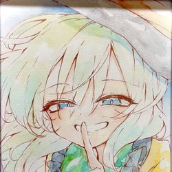 This is a pixiv picture whose title is 水彩画.