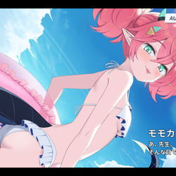 This is a pixiv picture whose title is モモカ.