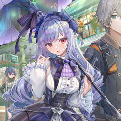This is a pixiv picture whose title is ある日のお出かけイベント.