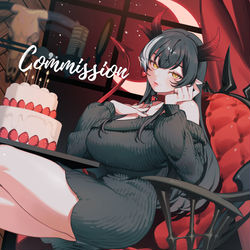 This is a pixiv picture whose title is Commission.