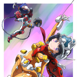 This is a pixiv picture whose title is ゲルググ聖衣？装備シイコ.