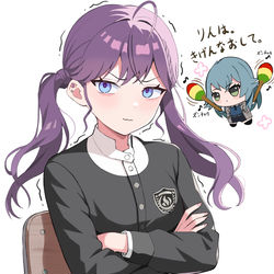 This is a pixiv picture whose title is 燐羽とてまぬい.