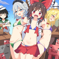 This is a pixiv picture whose title is 海賊に捕まっちゃった！.