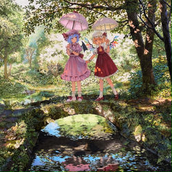 This is a pixiv picture whose title is この景色、鮮明に.