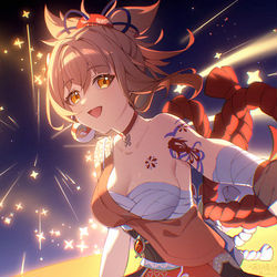 This is a pixiv picture whose title is day43 宵宫-流星知愿.