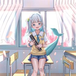 This is a pixiv picture whose title is 卒業.