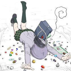 This is a pixiv picture whose title is 小灯爆石头了.