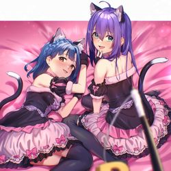 This is a pixiv picture whose title is 猫.