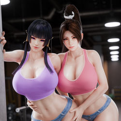 This is a pixiv picture whose title is Gym.