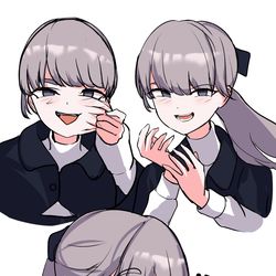 This is a pixiv picture whose title is Behind the smile..