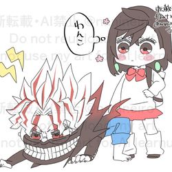 This is a pixiv picture whose title is 落書きオカモモ８＋＠.