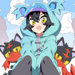 This is a pixiv picture whose title is ニャビ子.