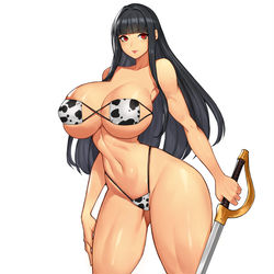 This is a pixiv picture whose title is 女剣士.