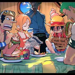 This is a pixiv picture whose title is ワンピまとめ.