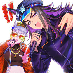 This is a pixiv picture whose title is 🎤.